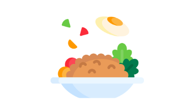 Pedagang Keliling di Nasi Goreng Senyum
