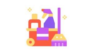 Housekeeping / Bersih Bersih Apartemen di Edward